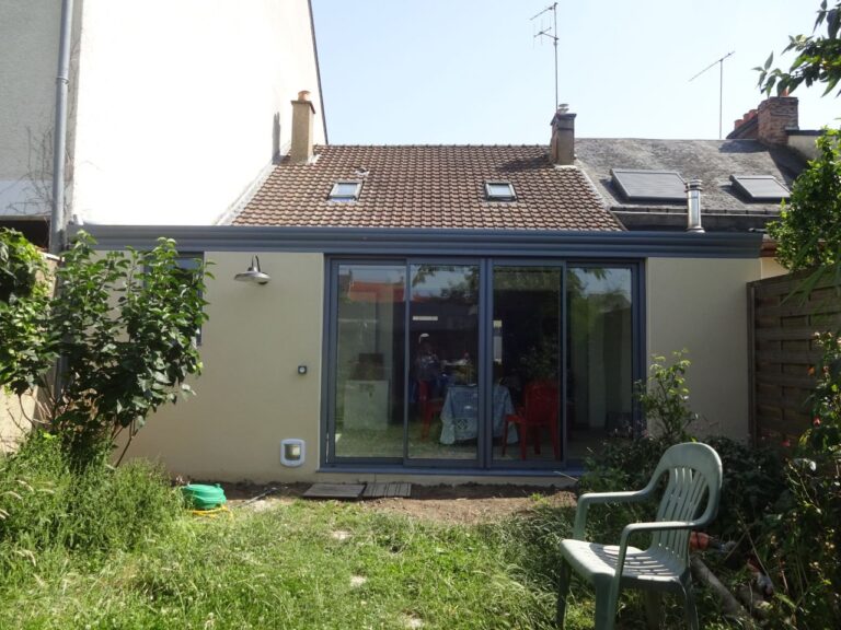 extension et surélévation de maison Le Mans