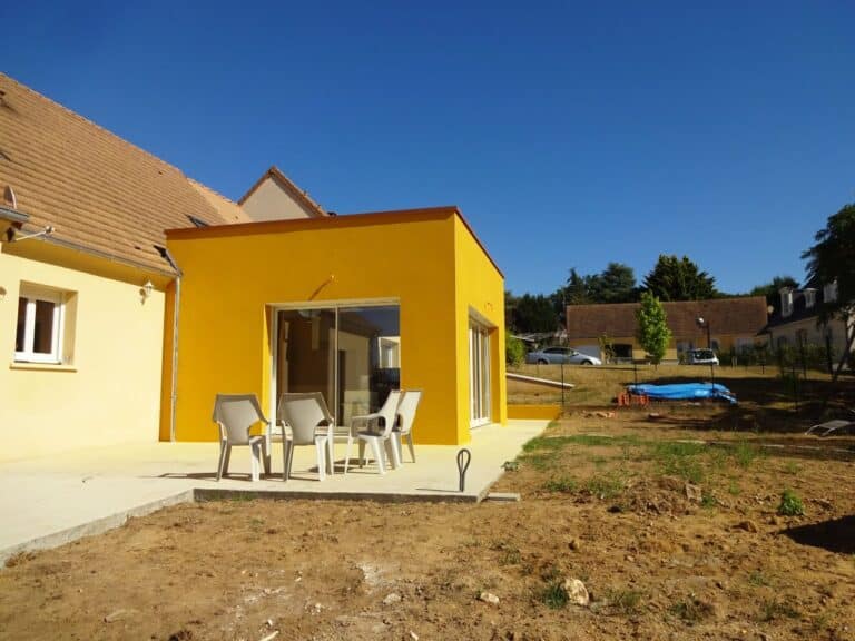 extension et surélévation de maison Le Mans